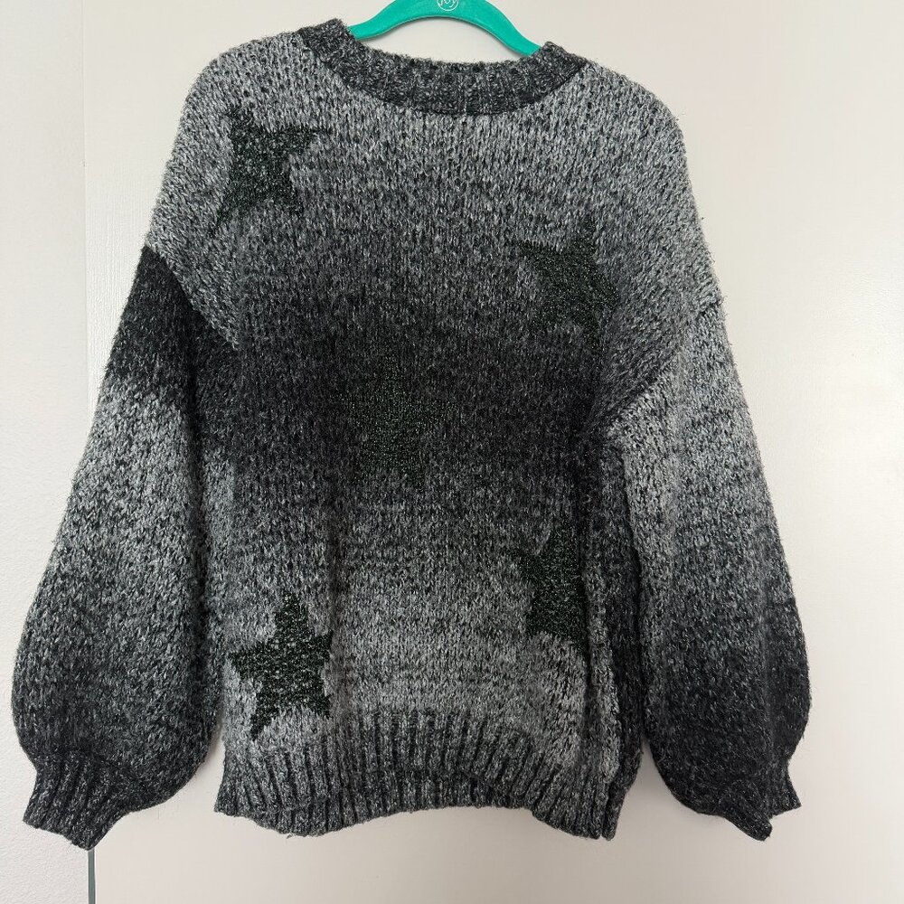 Grey Star Sweater, Small/Medium